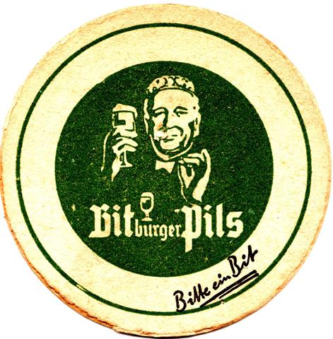 bitburg bit-rp bitburger pils rund 5a (215-bitte ein bit-gr�n)